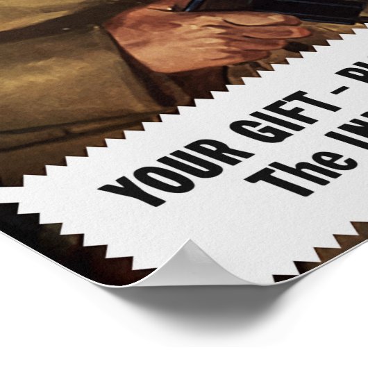 サンタクロースは戦争に行った – 第2次世界大戦- 1942 ポスター (角)