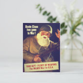 「サンタクロースは戦争に行ってしまった!」 シーズンポストカード (スタンド正面)