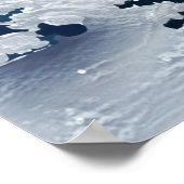 サンタクロースは来はがき ポスター (角)