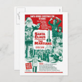 サンタクロースは火星人の郵便はがきを征服します シーズンポストカード (正面/裏面)