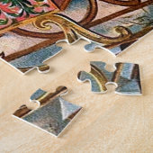 サンタクロースは町に来ています ジグソーパズル (側面)