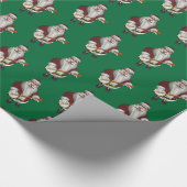 サンタクロースは番上が大好き ラッピングペーパー (角)