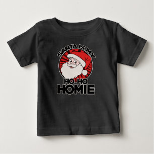 サンタクロースは私のホーホミー ベビーTシャツ