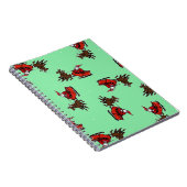 サンタクロースは緑色に滑る ノートブック (右側)