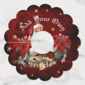 サンタクロースは聖降誕祭お目出度う ワイングラスタグ (裏面)