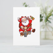 サンタクロースは自転車でプレゼントを配達している 招待状 (スタンド正面)