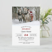 サンタクロースは馬のそりにのっている 招待状 (スタンド正面)