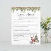 サンタクロースへのテンプレート 子供へ (スタンド正面)