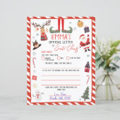 サンタクロースへの公式レターのクリスマスイブメール (スタンド正面)