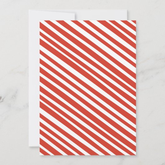 サンタクロースへの公式レターのクリスマスイブメール 招待状 (裏面)