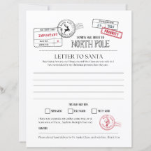 サンタクロースへの北極手紙