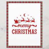 サンタクロースへの手紙クリスマスウィッシュリスト子供へ (裏面)