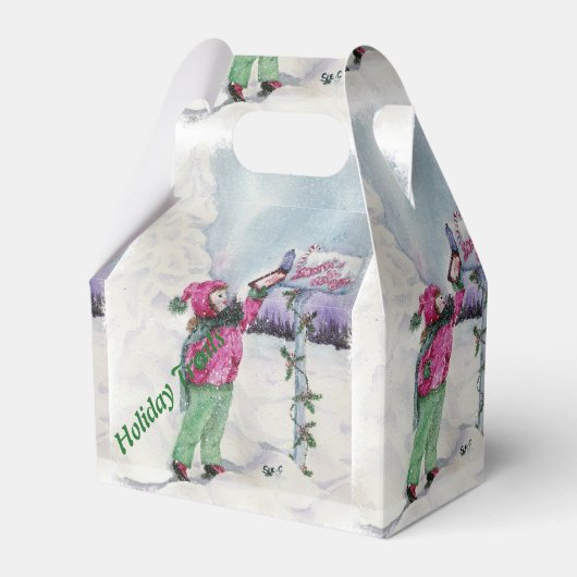 サンタクロースへの手紙 フェイバーボックス (正面サイド)