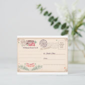 サンタクロースへの手紙 ポストカード (スタンド正面)