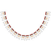 サンタクロースまたは父のクリスマス バンティングフラッグ (全)