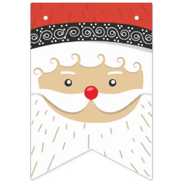 サンタクロースまたは父のクリスマス バンティングフラッグ