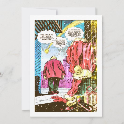 サンタクロースもうだめだ!(ヴィンテージ) シーズンカード (正面)