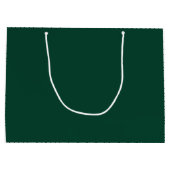 サンタクロースをテーマにしたゴルフクリスマスコース ラージペーパーバッグ (裏面)