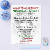 サンタクロースをドライブするチャリティアニュアルクリスマストイ チラシ (シングル)