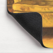 サンタクロースを待つヴィンテージのクリスマスの子供たち マウスパッド (コーナー)