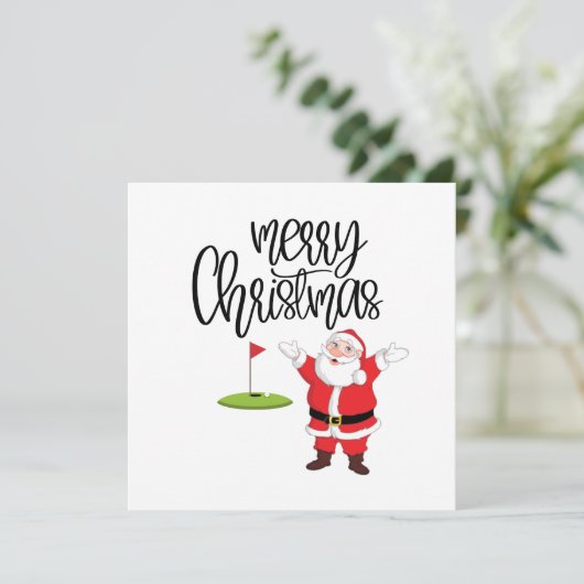 サンタクロースを旗に掲げたゴルフメリークリスマス (スタンド正面)