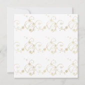 サンタクロースを旗印にゴルフメリークリスマス カード (裏面)