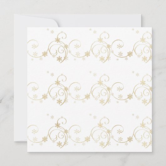 サンタクロースを旗印にゴルフメリークリスマス カード (裏面)