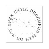 サンタクロースを開けない セルフインキングスタンプ (デザイン)