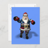 サンタクロースアットボクシングデイ シーズンポストカード (正面/裏面)