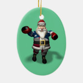 サンタクロースアットボクシングデイ セラミックオーナメント (裏面)