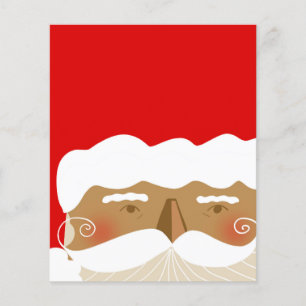 サンタクロースイラストレーションホリデークリスマス チラシ