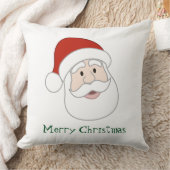 サンタクロースイラストレーション&文字 クッション (ブランケット)