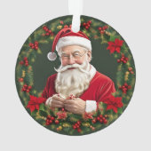 サンタクロースインアフェスティバルリース オーナメント (裏面)