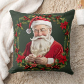 サンタクロースインアフェスティバルリース クッション (ブランケット)