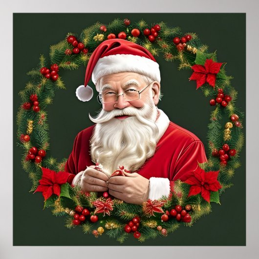 サンタクロースインアフェスティバルリース ポスター (正面)