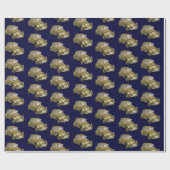 サンタクロースインシトロエン2CV ラッピングペーパー (フラット)