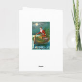 サンタクロースインボート シーズンカード (裏面)