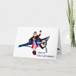 サンタクロースイン飛行機 シーズンカード