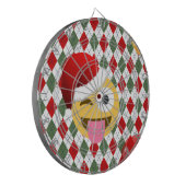 サンタクロースウィンク絵文字 ダーツボード (正面左)