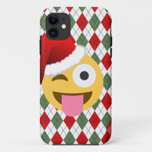 サンタクロースウィンク絵文字 iPhone 11 ケース