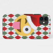 サンタクロースウィンク絵文字 Case-Mate iPhoneケース (裏面(横))