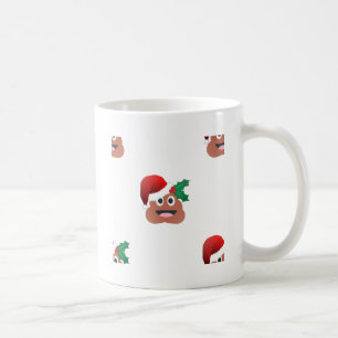 サンタクロースウンチ絵文字 コーヒーマグカップ
