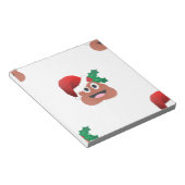 サンタクロースウンチ絵文字 ノートパッド (アングル)