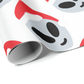 サンタクロースエイリアン絵文字 ラッピングペーパー (ロールコーナー)