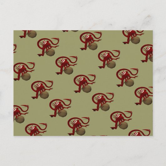 サンタクロースエイリアン シーズンポストカード (正面)