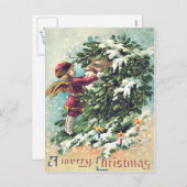 サンタクロースエンジェルケルビミスタントー シーズンポストカード (正面/裏面)
