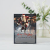 サンタクロースオンアイス ポストカード (スタンド正面)