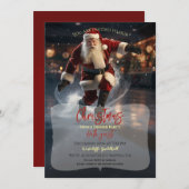 サンタクロースオンアイス 招待状 (正面/裏面)