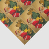 サンタクロースオントップオブクリスマスツリーティッシュペーパー 薄葉紙 (詳細)