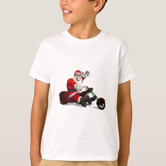 サンタクロースオントライク Tシャツ (正面)